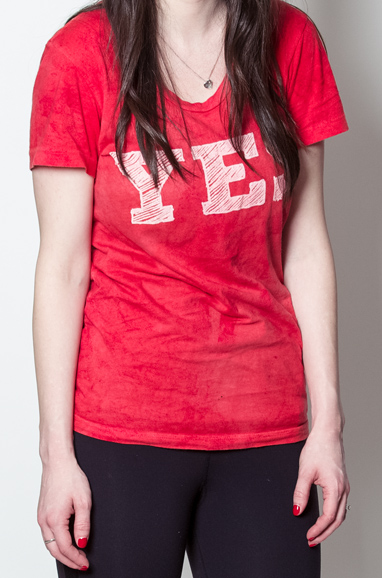 Yes T-Shirt In Red